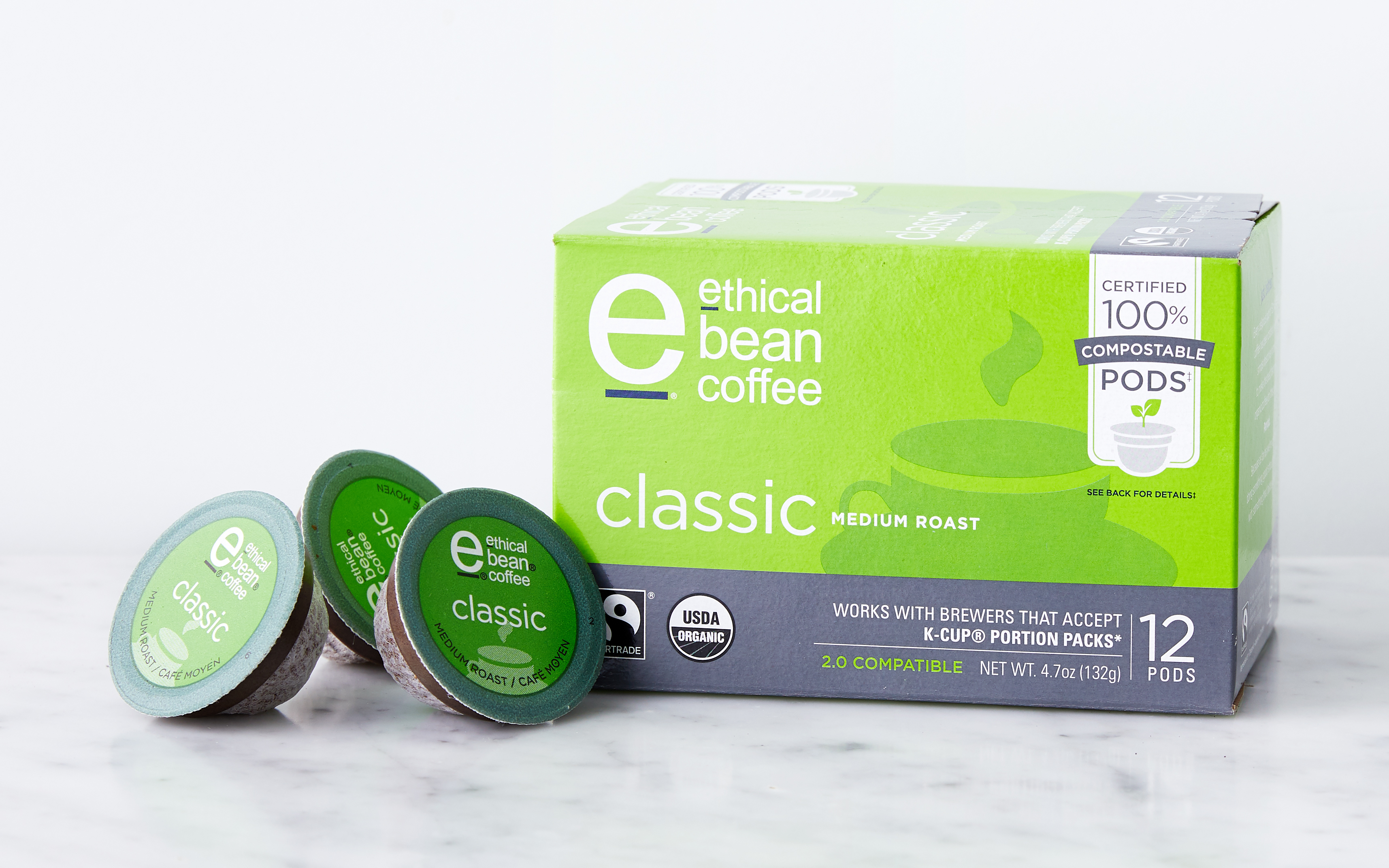 Classic Compostable Coffee Pods Ethical Bean Coffee SF Bay Good Eggs